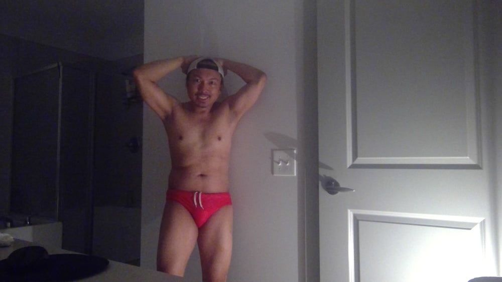 Posin' in Red Speedos! #2