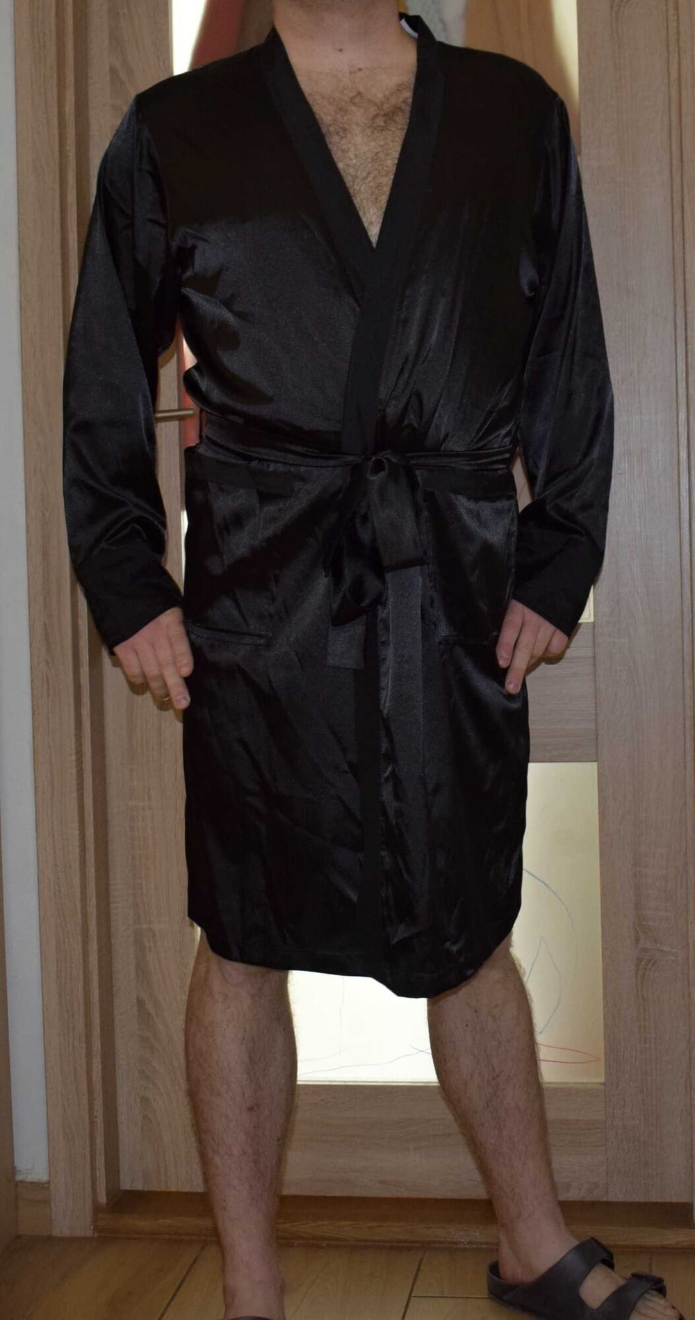 The black men's bathrobe #2