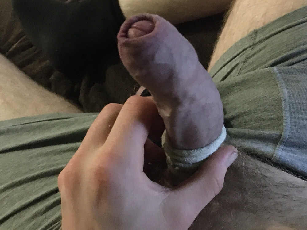 Hairy Dick And Cum Filled Balls Bound #21