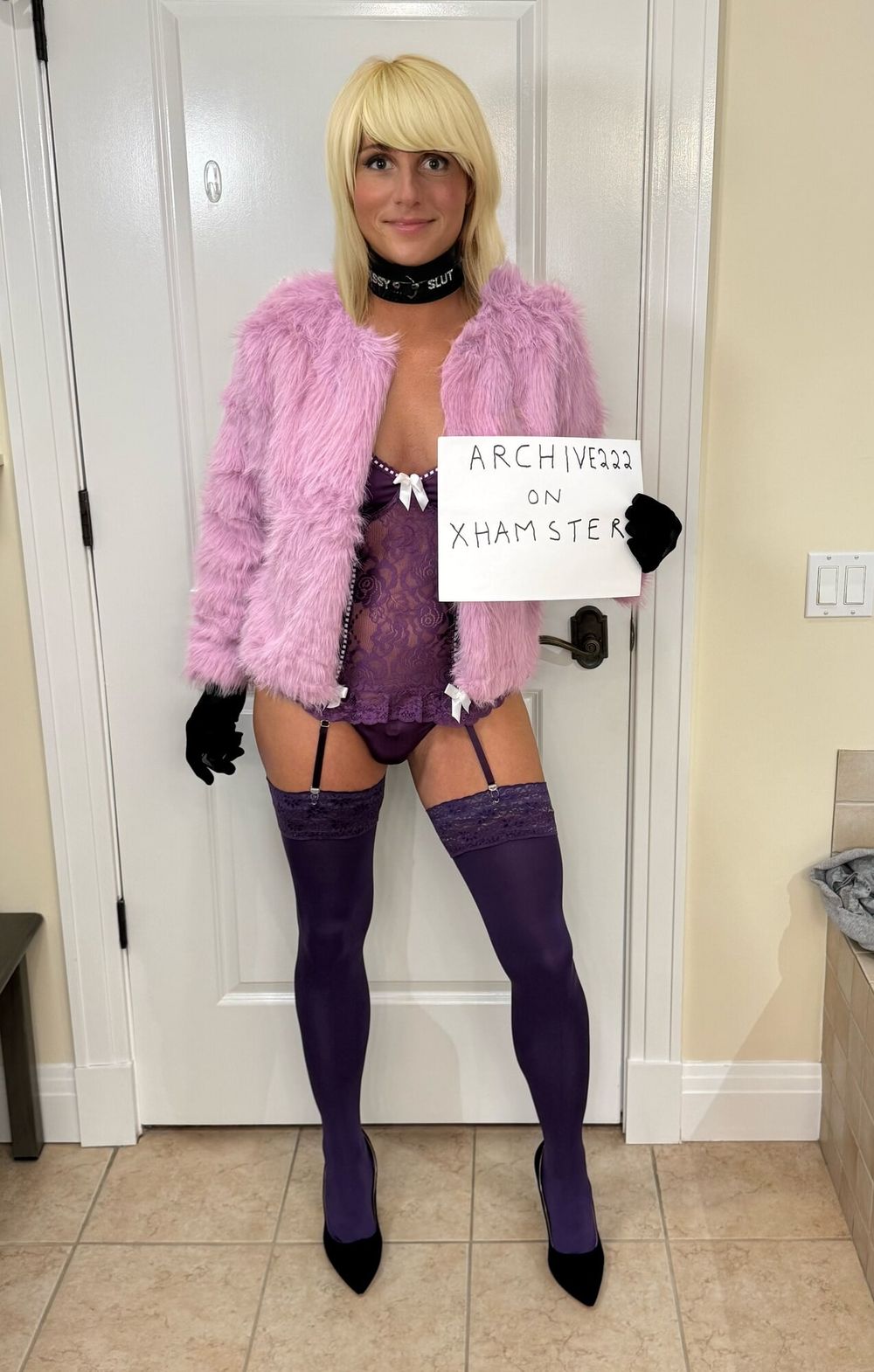 Sissy in Purple #7