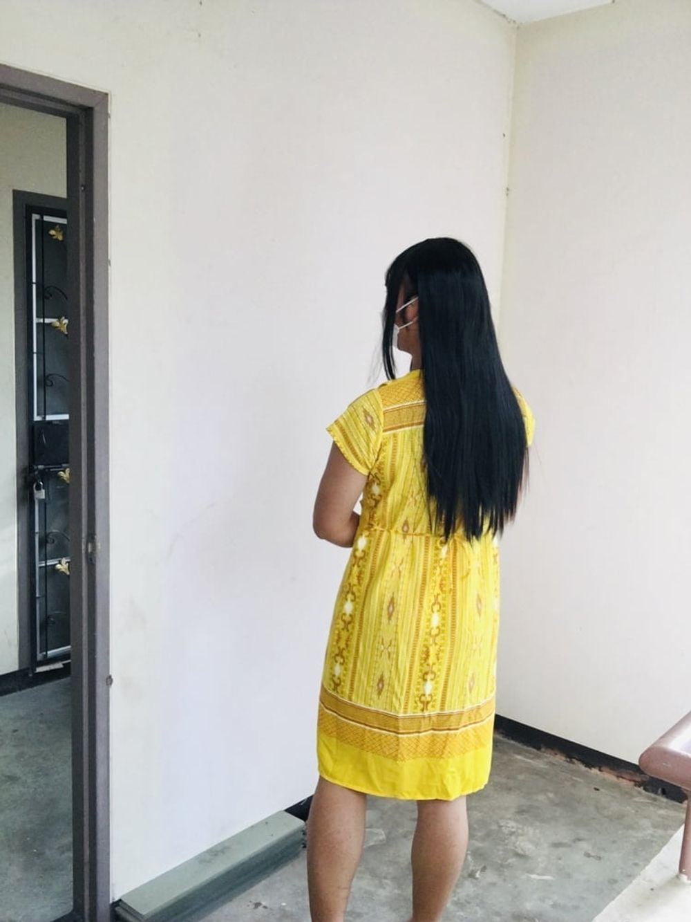 Dress Yellow Teen ladyboy #20