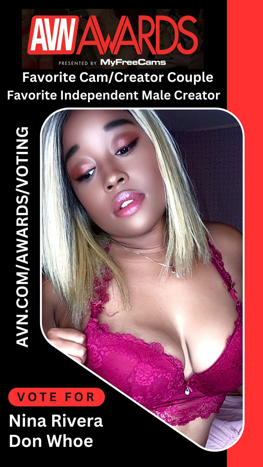 Vote for Nina Rivera and Don Whoe AVN Awards #4