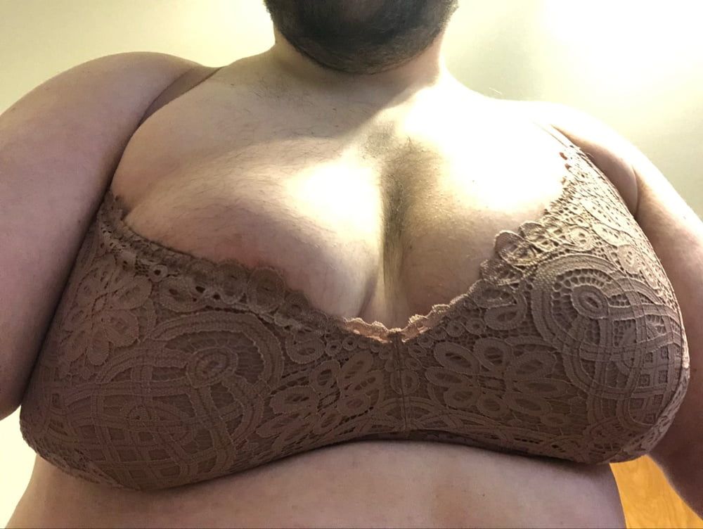 Huge breasts in bra #4
