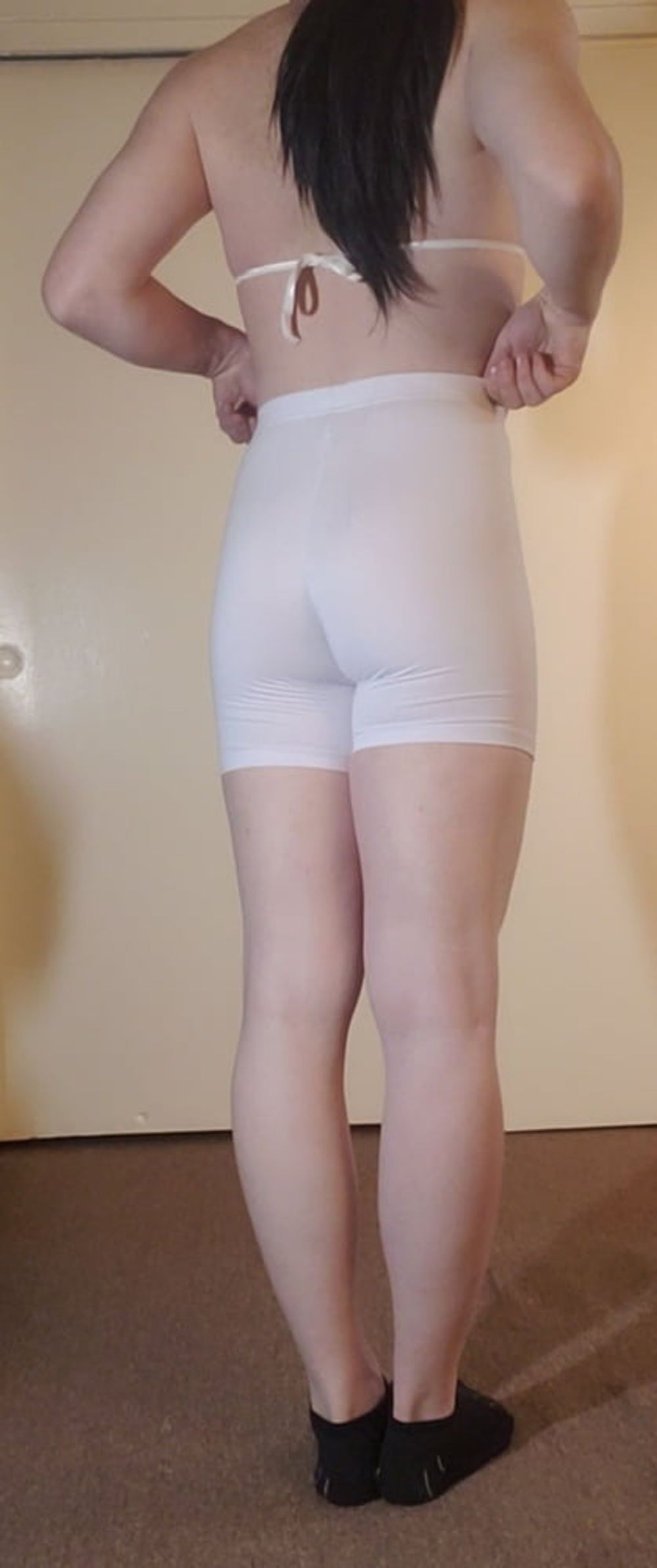 White Bike Shorts #8