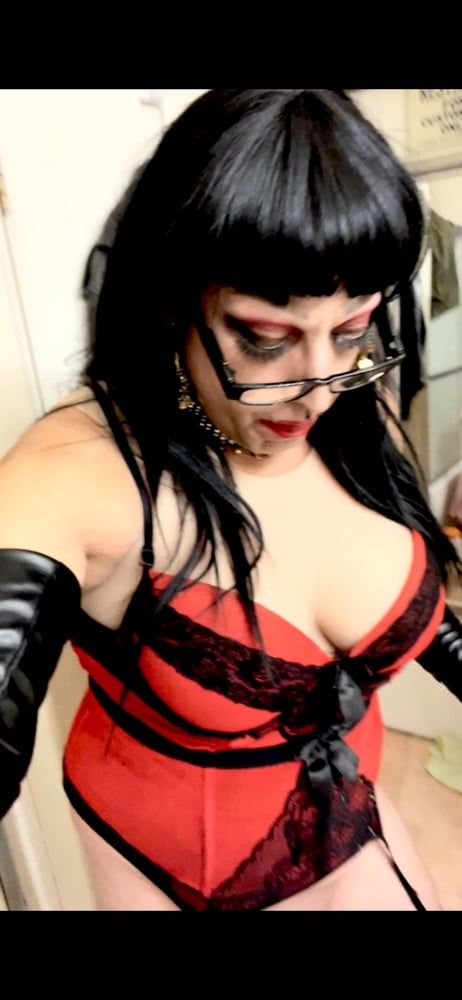 Gloves Mistress In Red  #18
