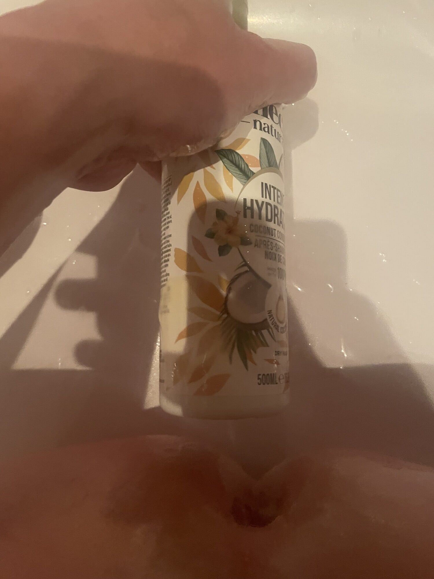 Shampoo bottle anal play