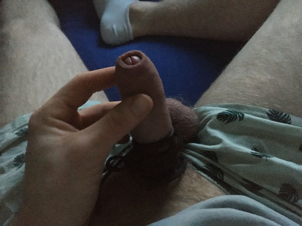 Cock And Ball Bondage With Leather Cords #4