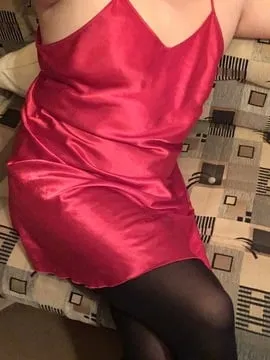 red satin         