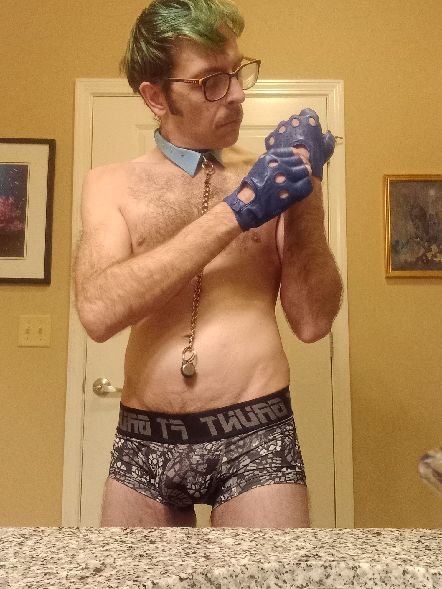 Puppers Showing off in underwear...again #38