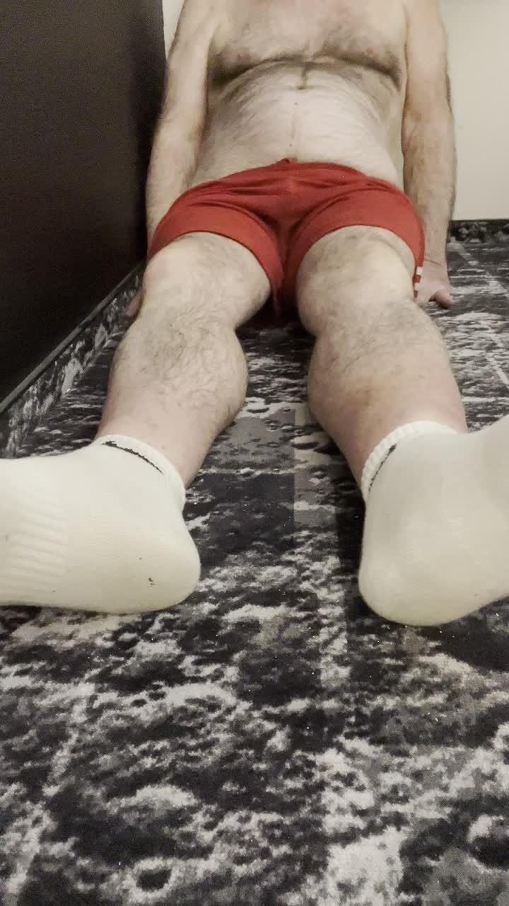 Coach Karl White Socks, Bare Feet Bare Balls 5835 #4