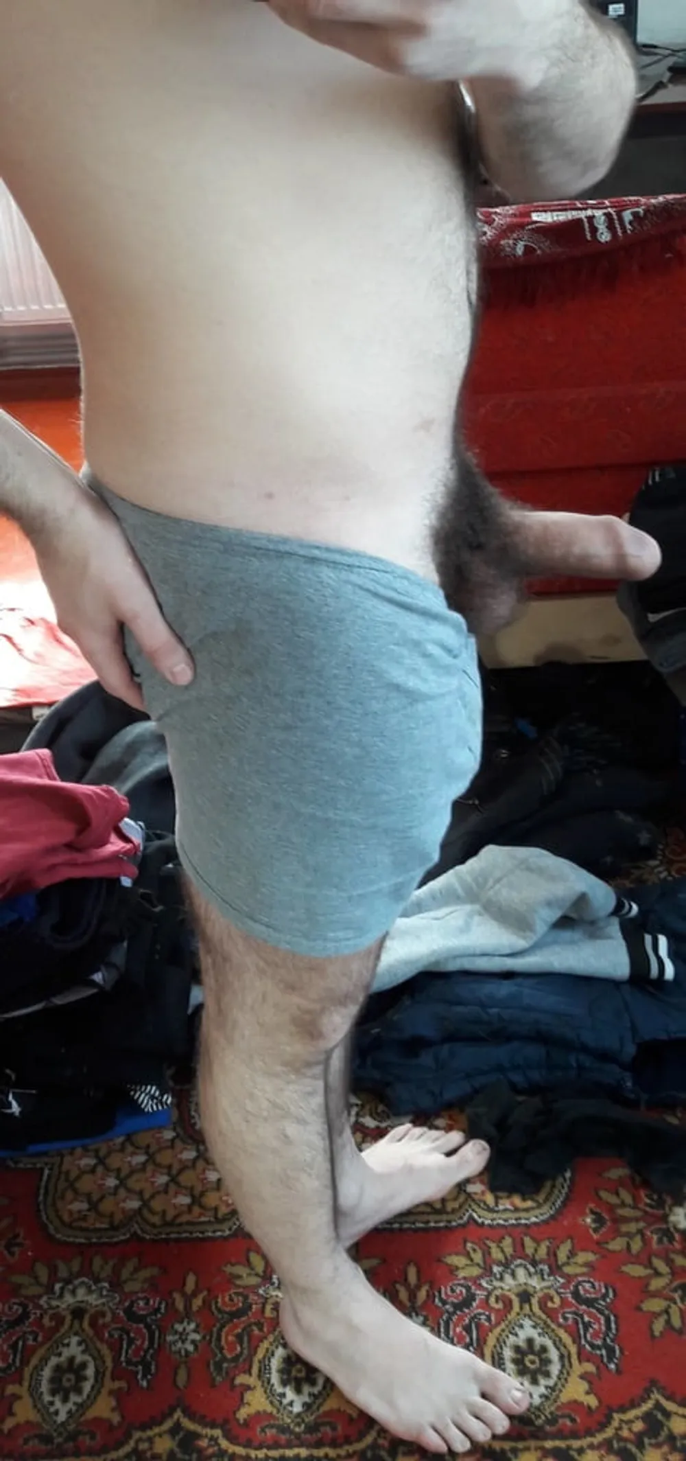 My big cock and huge balls) #4