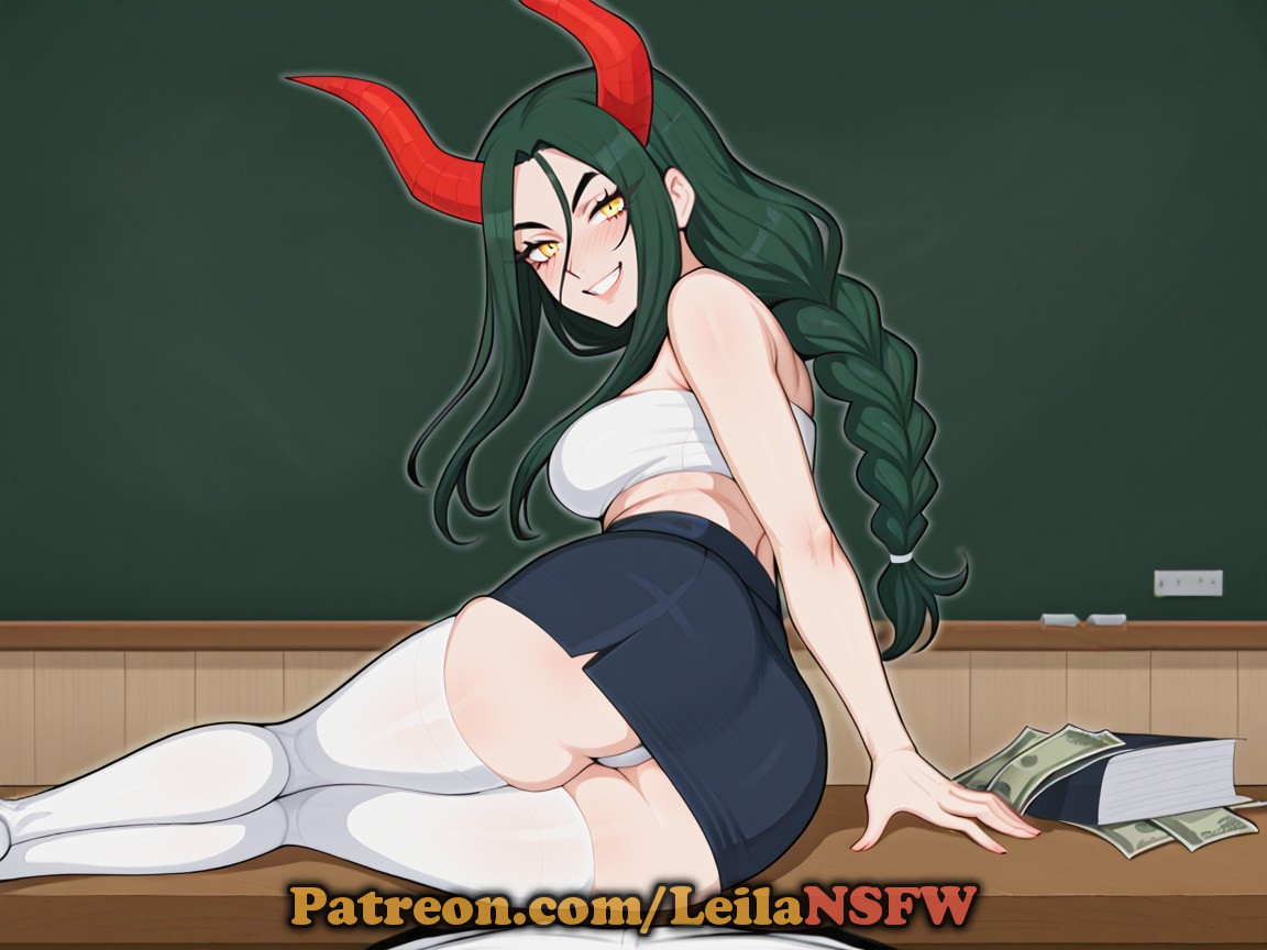 My Oni GF Started Doing Cosplay In Her School For Fun #4