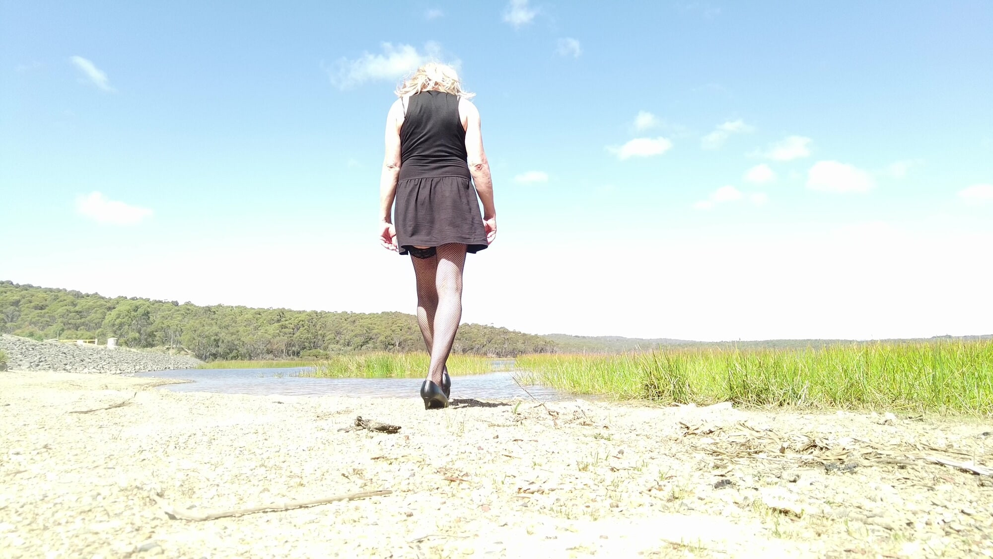 Crossdress Roadtrip - Lakeside Pantie drop #2