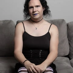 Goth Foot Tease