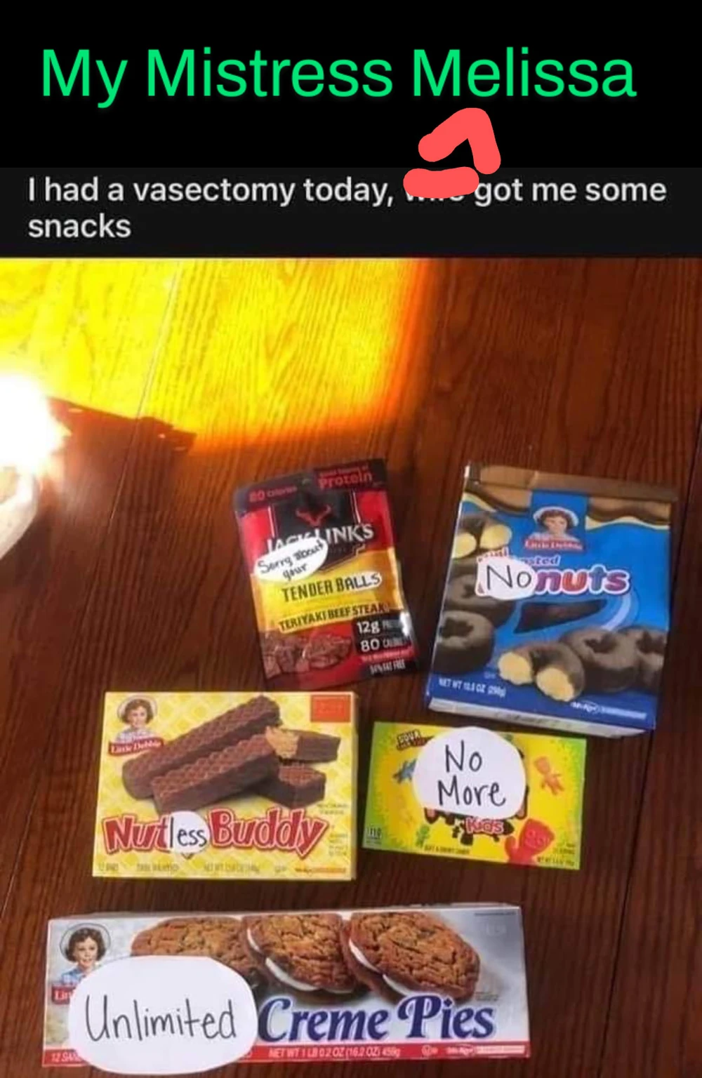 Vasectomy Meme