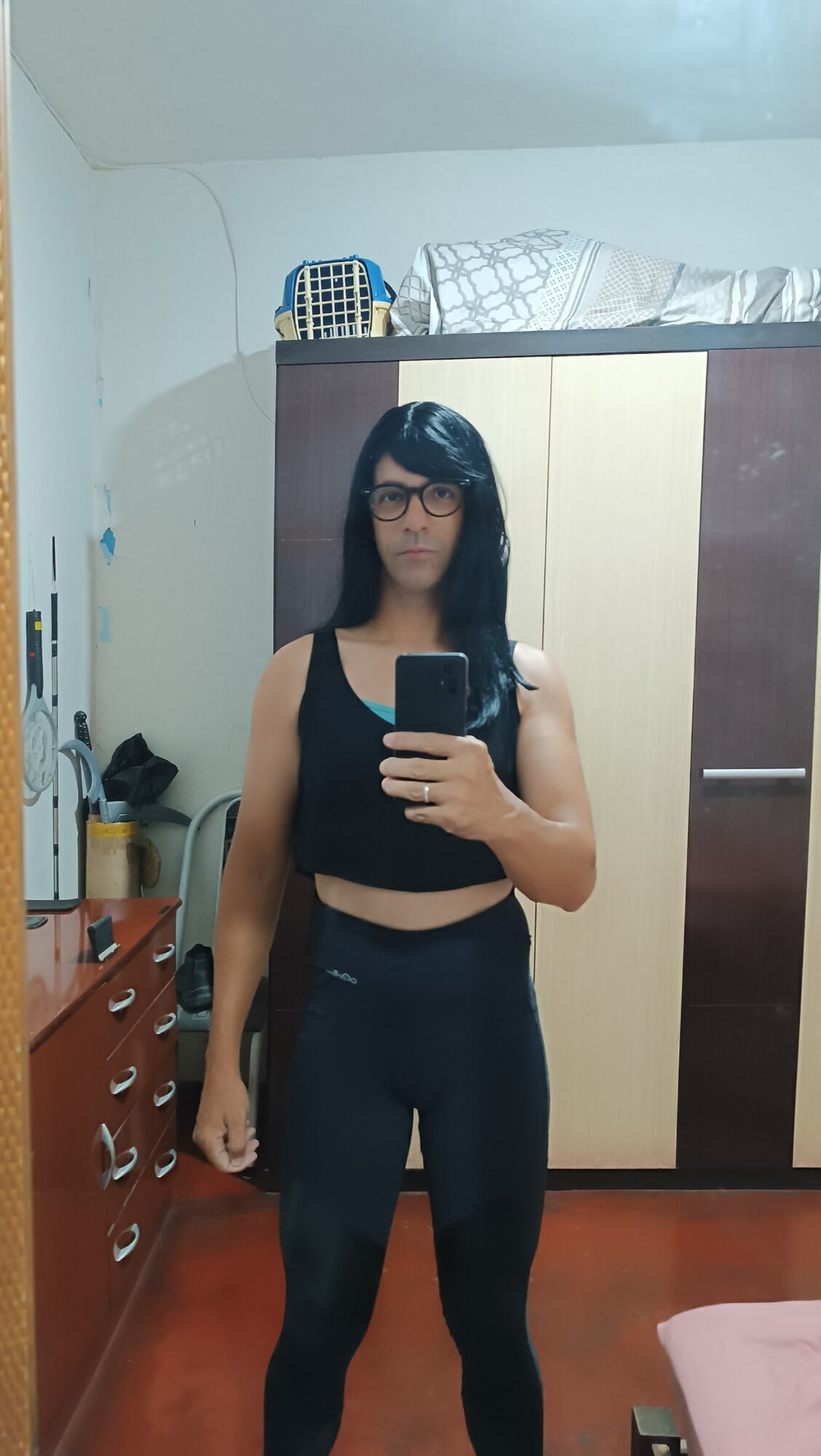 Sakura Nakamura Skinner Legging Gym  #9