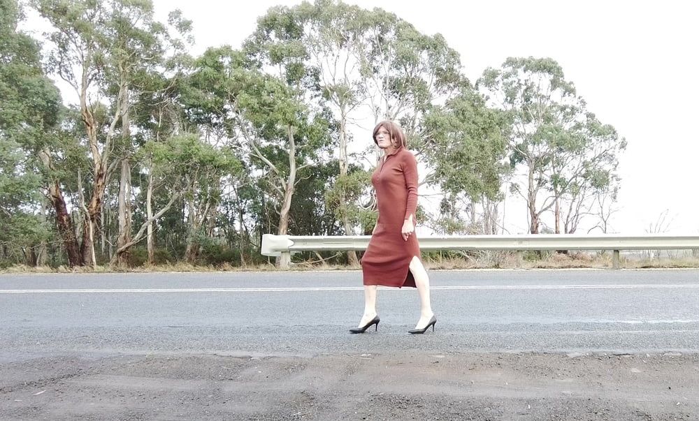 Crossdress Road trip to Historic town.