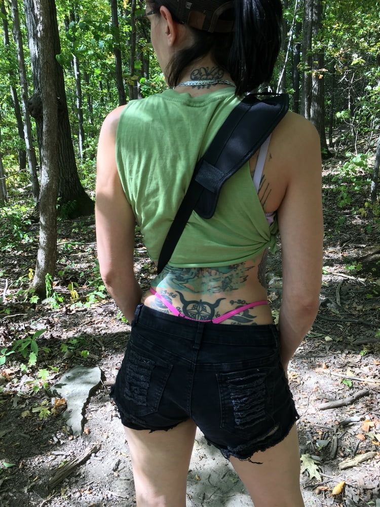 Slut wife hiking  #10