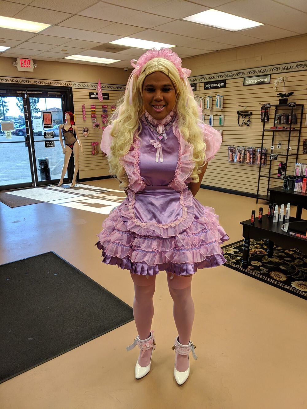 Sissy Candy goes out in public! #10