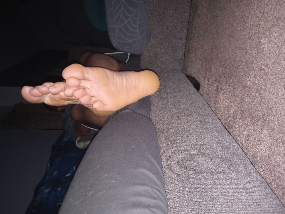 On your knees bitch and kiss my soles #6