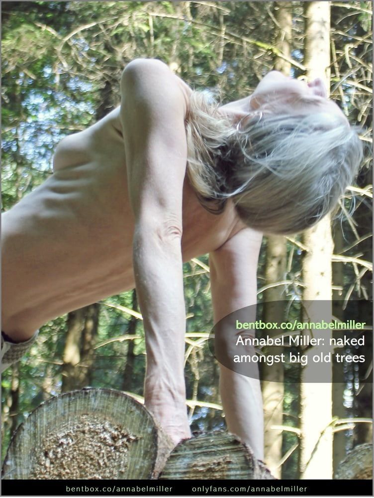 Annabel Miller: naked amongst big old trees #14