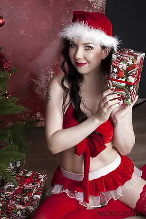 merry christmas daphne angel as sexy santa girl        