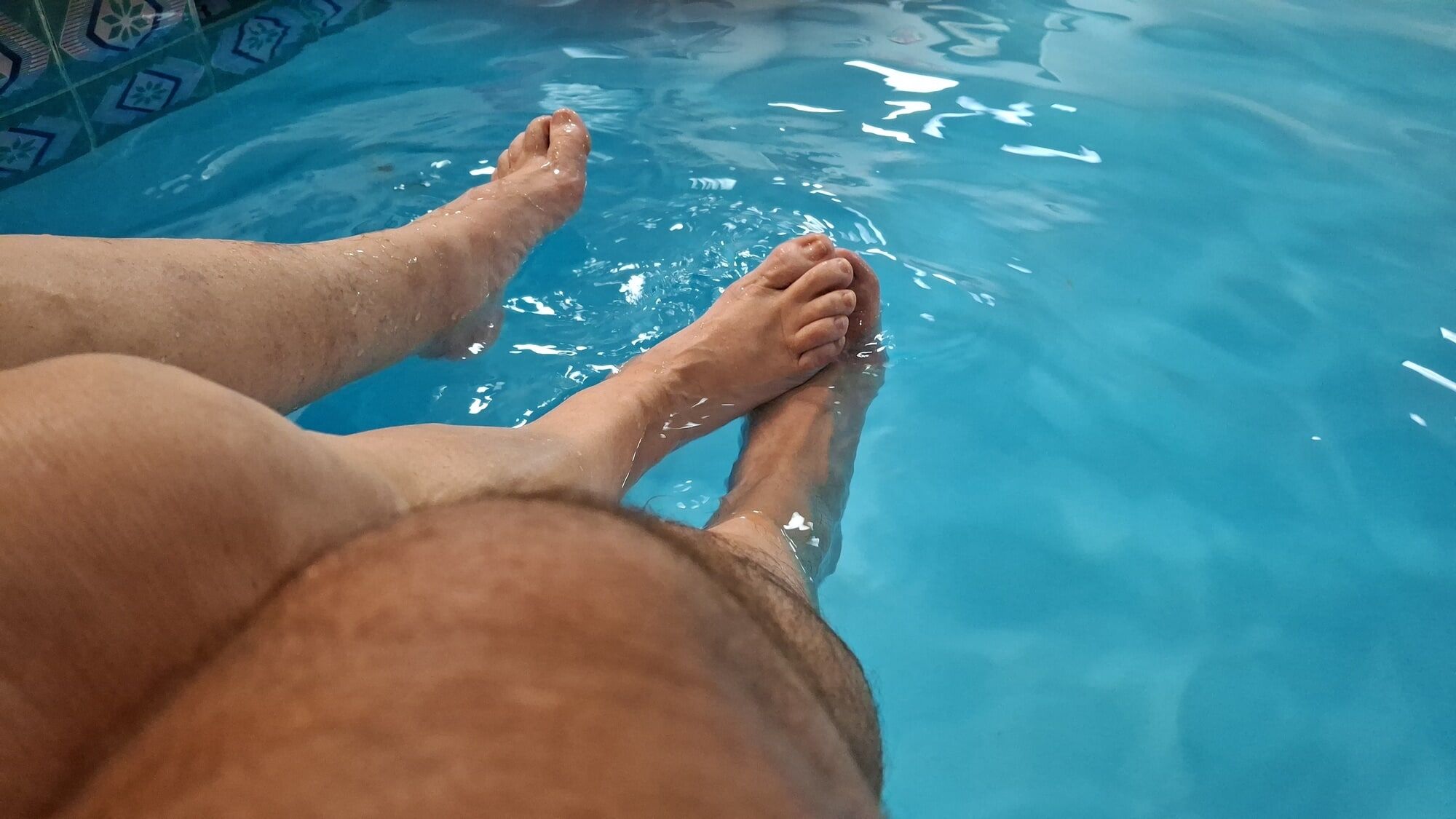 Relaxing at the pool #25