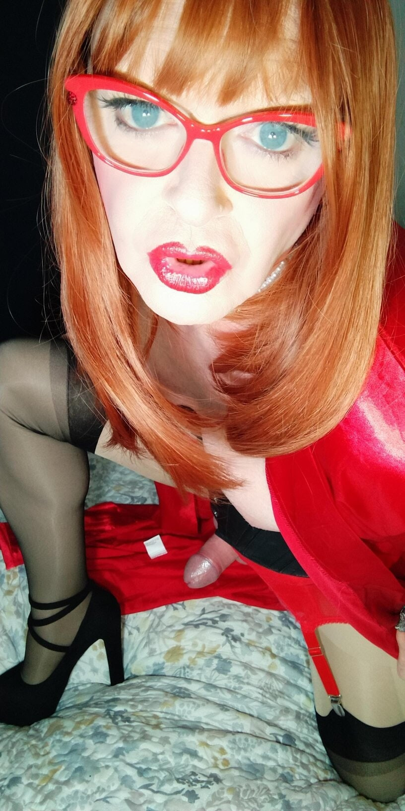 Crossdressing redhead  #34