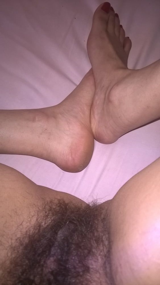 Hairy Mature Wife JoyTwoSex Feet #25