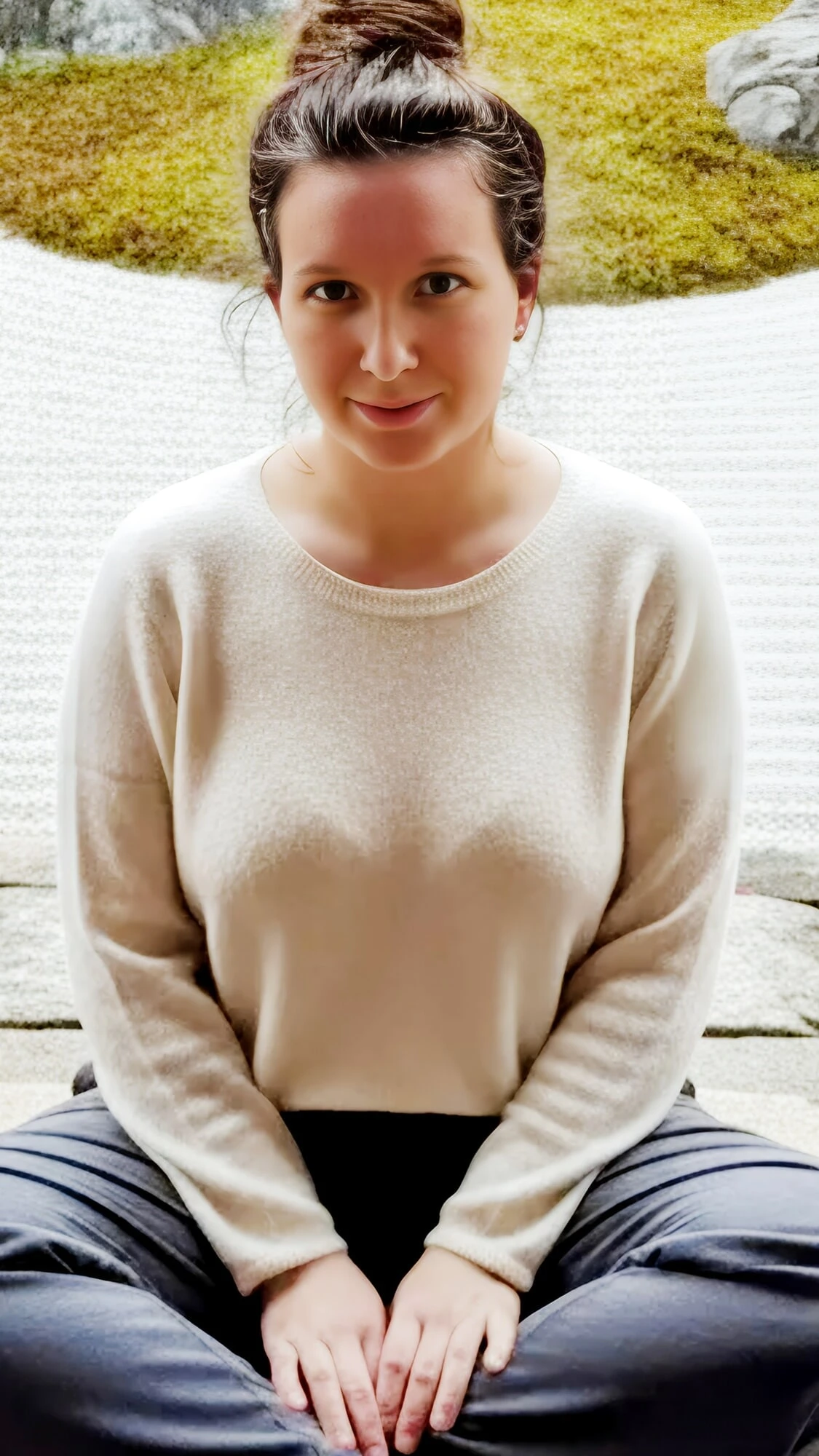 My 38f mistress made me fuck myself in white sweaters. I did