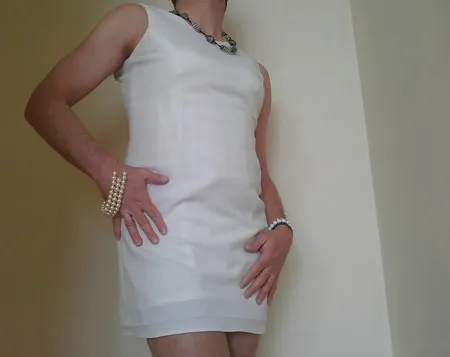 sexy white dress stockings ans hot white lingerie        