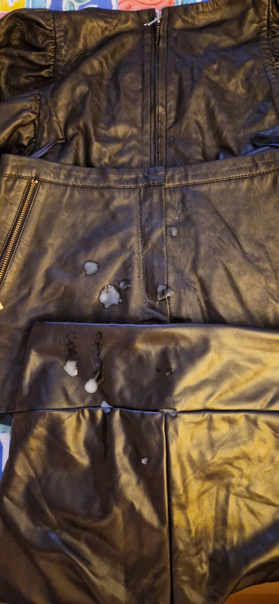 Geile Damen echtleder klamotten mix. #9