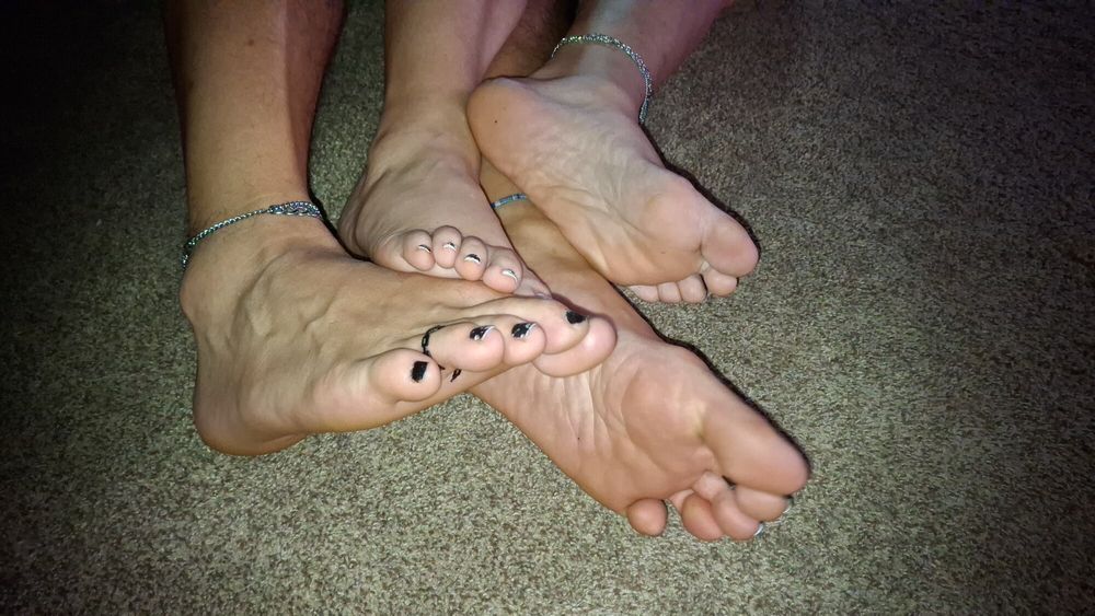 Playing footsie late at night #11