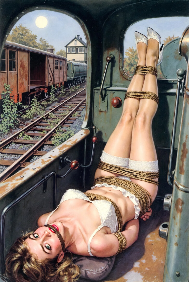 Pixwhores Experimental Enhanced: Stockings in the Railyard 1 #42