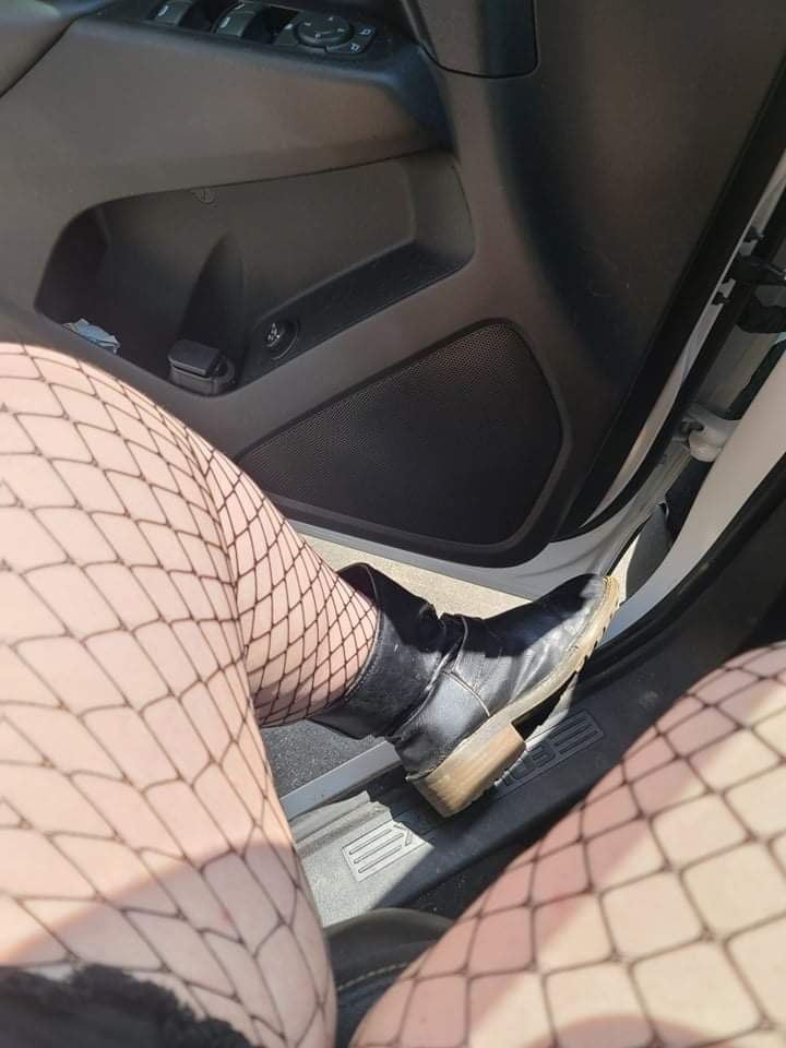 Feet in the car  #7