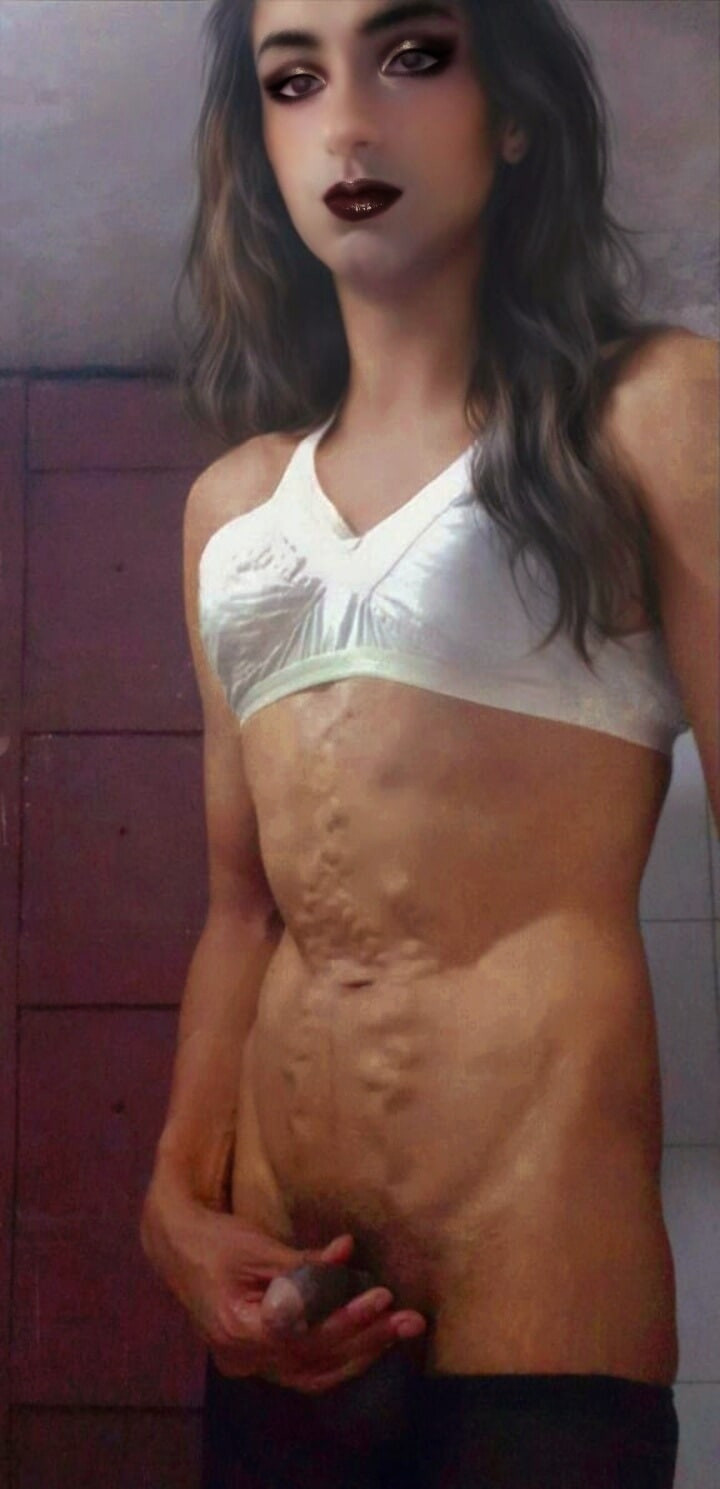 I am a sissy slut, I fucked my anal and ass with a small dil #18