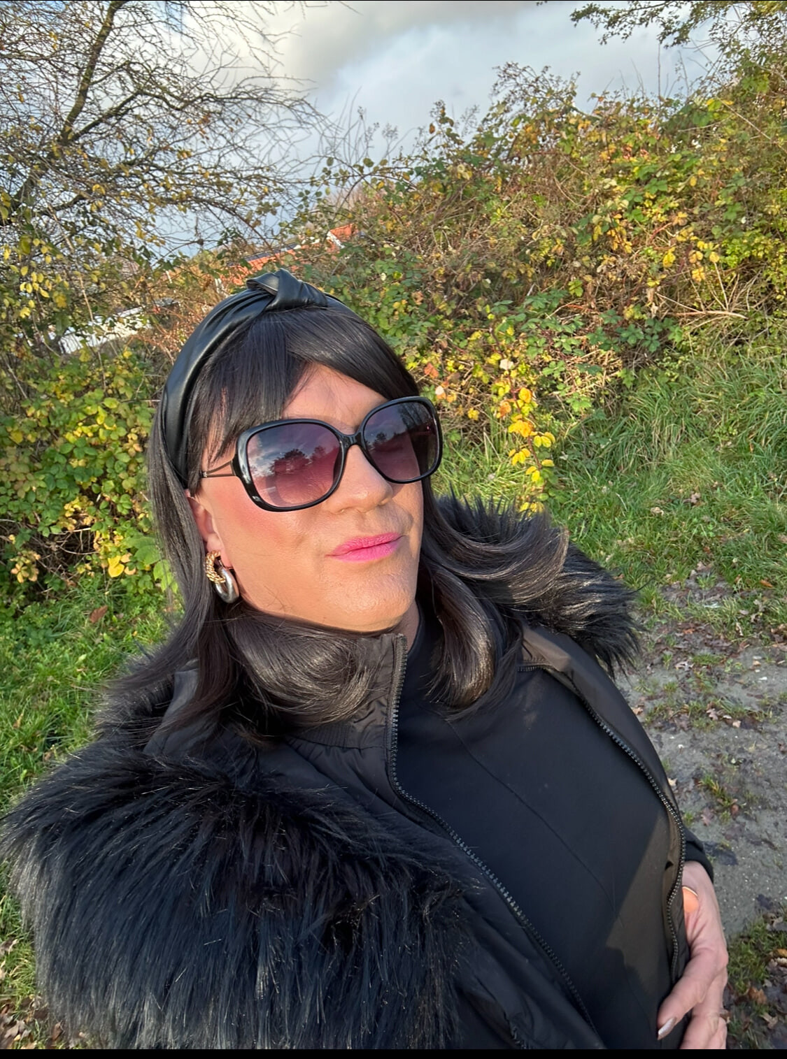 Out in black