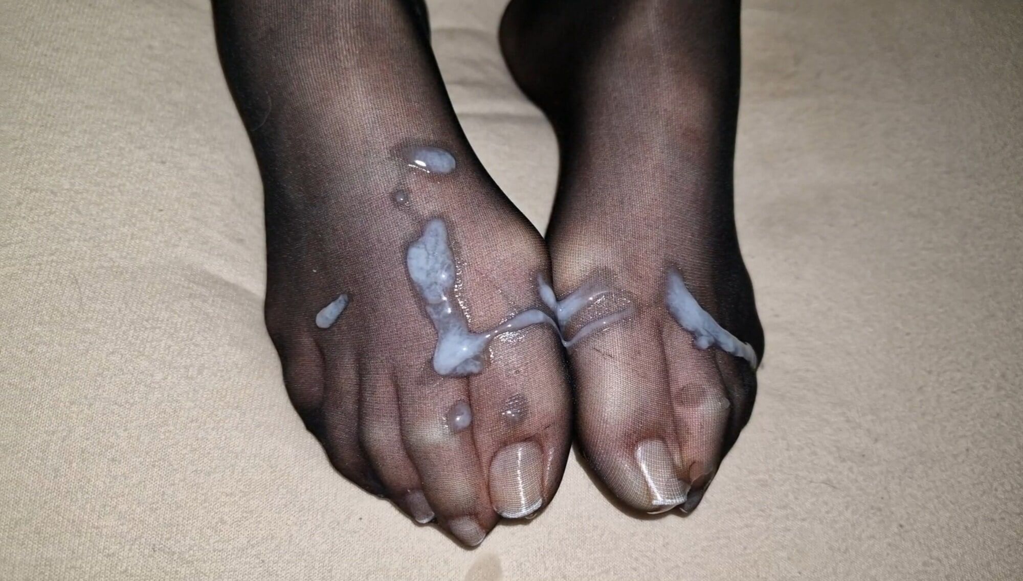 Semen on wife&#039;s feet all the time #52