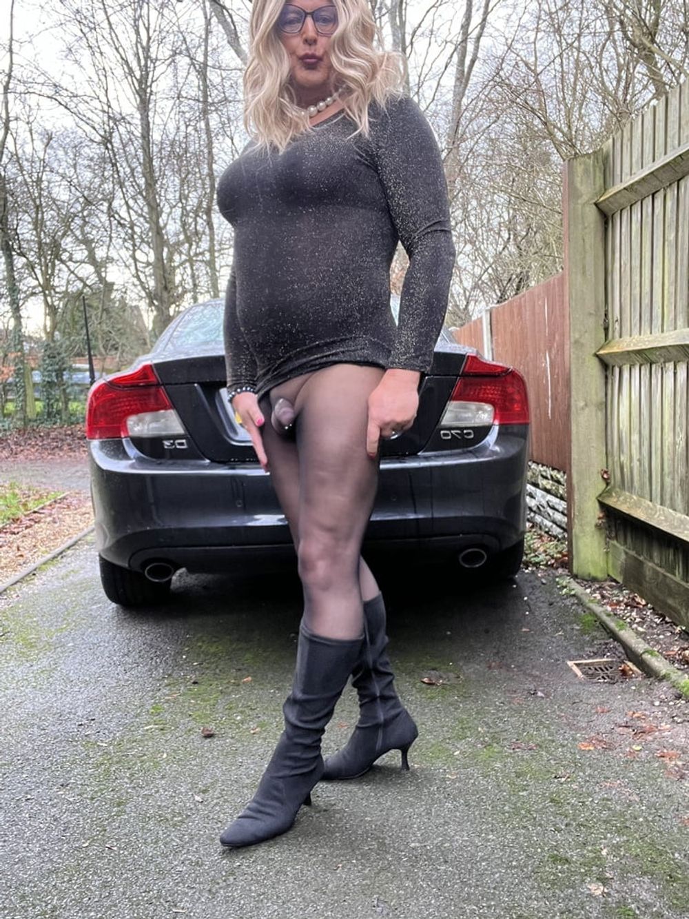 Amateur crossdresser Kellycd2022 sexy milf in pantyhose  #40