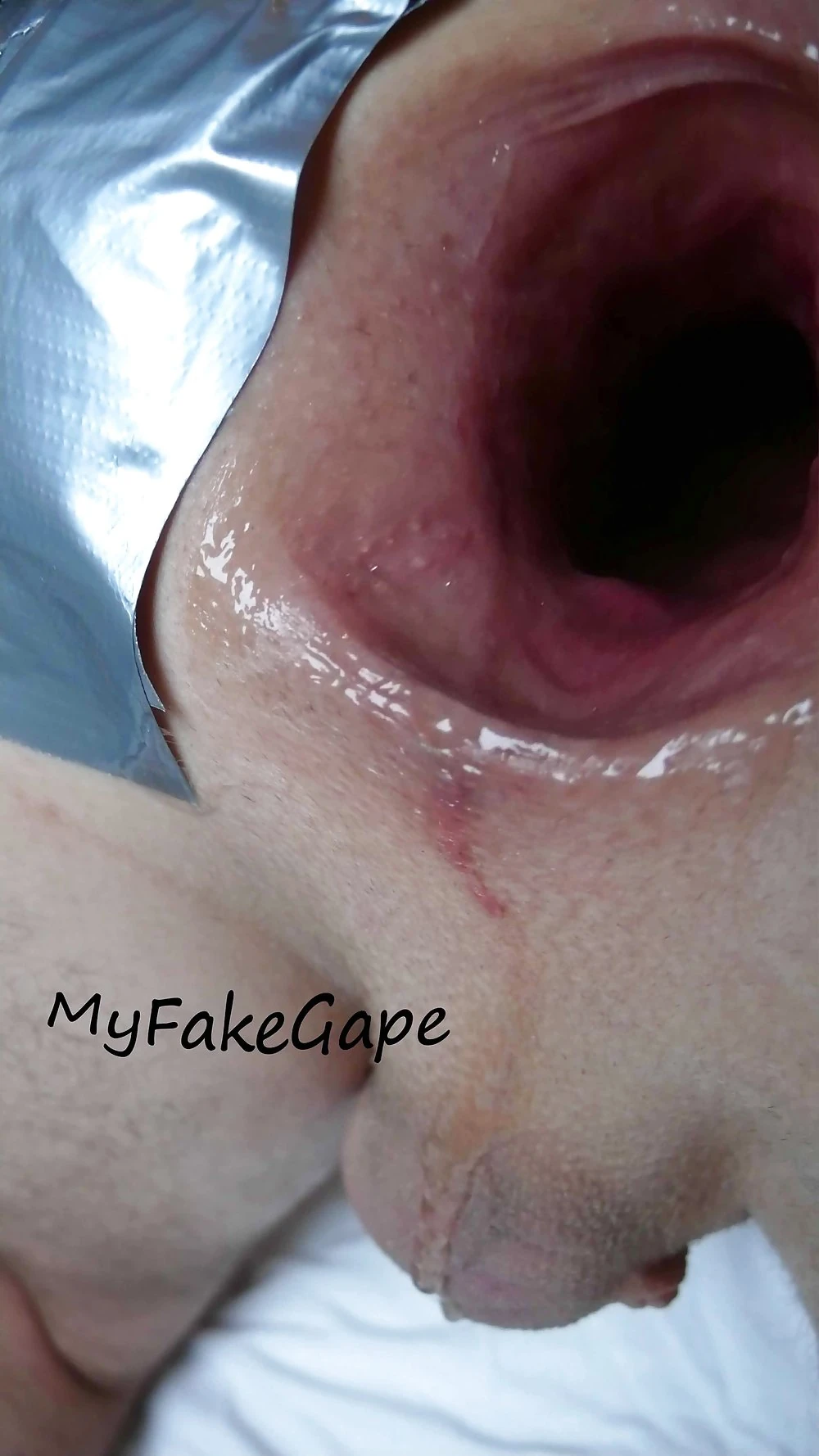 My FAKE gape 7 giant gaping asshole #13