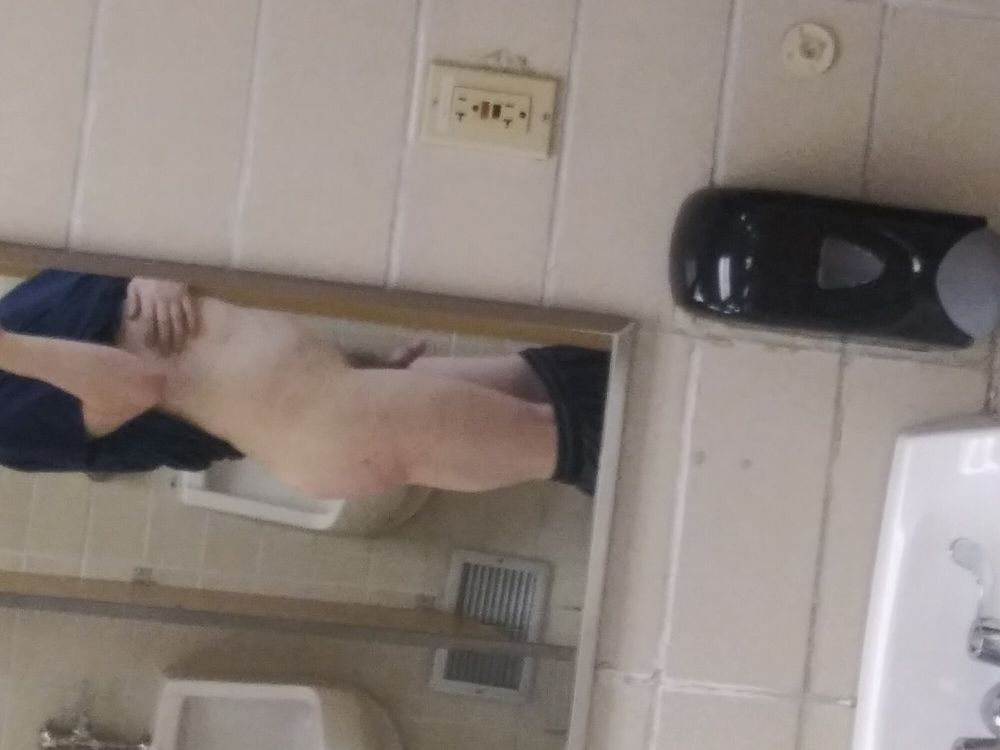 Public Restroom Ass and Cock 3 #14