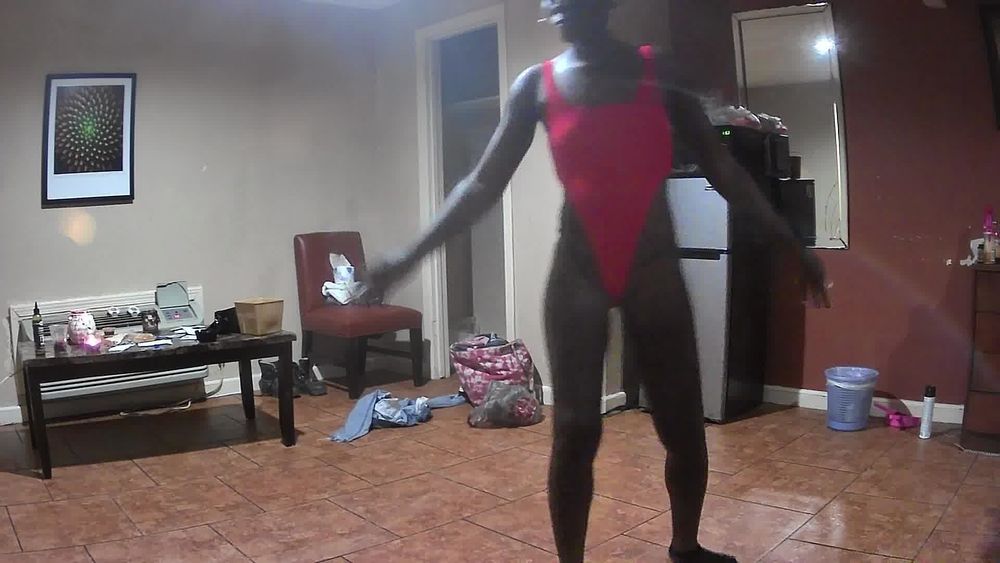 Sexy Chocolate milf Completely Nude Petite Spinner #53