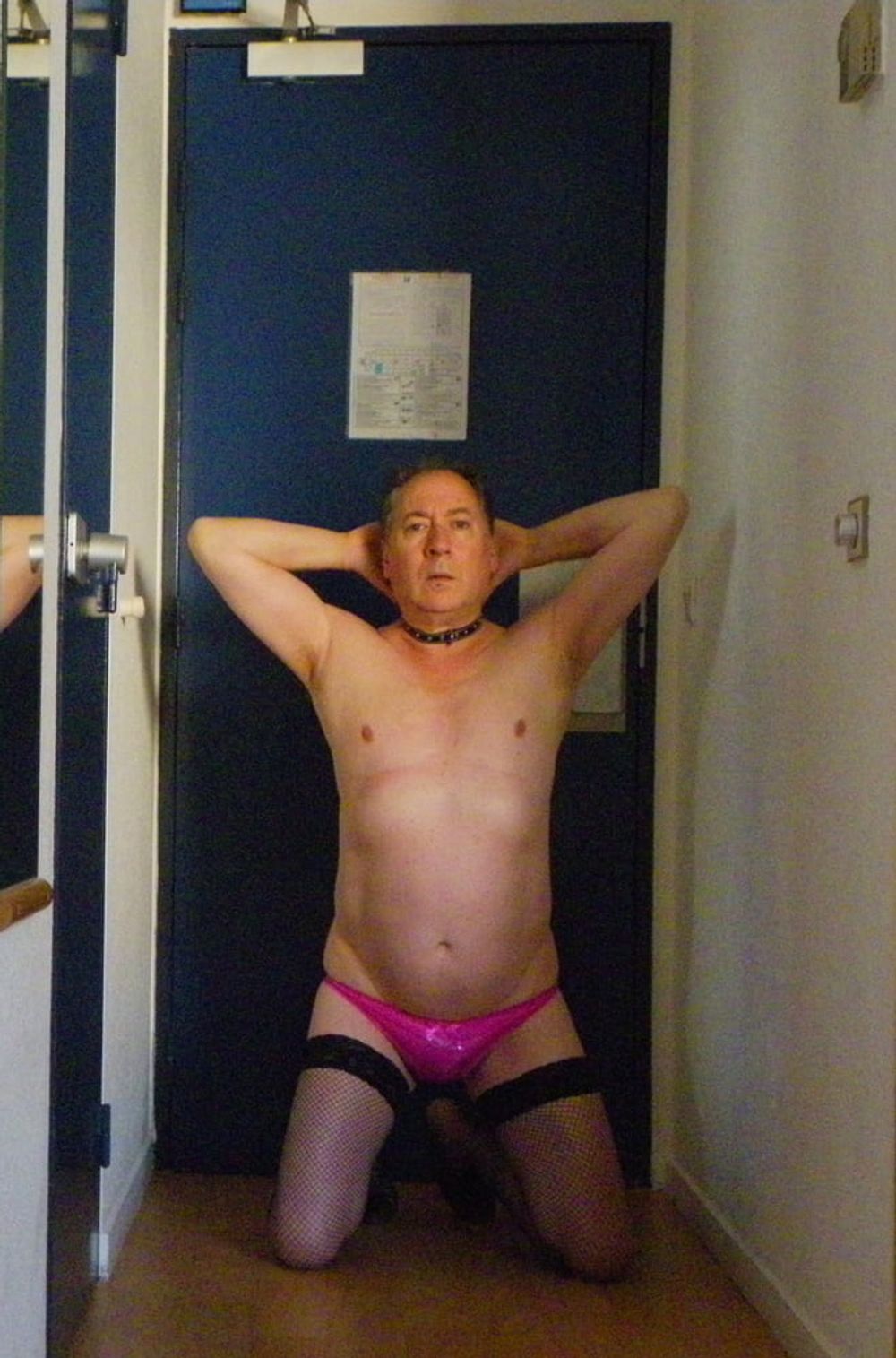 Fag in pink panties #16