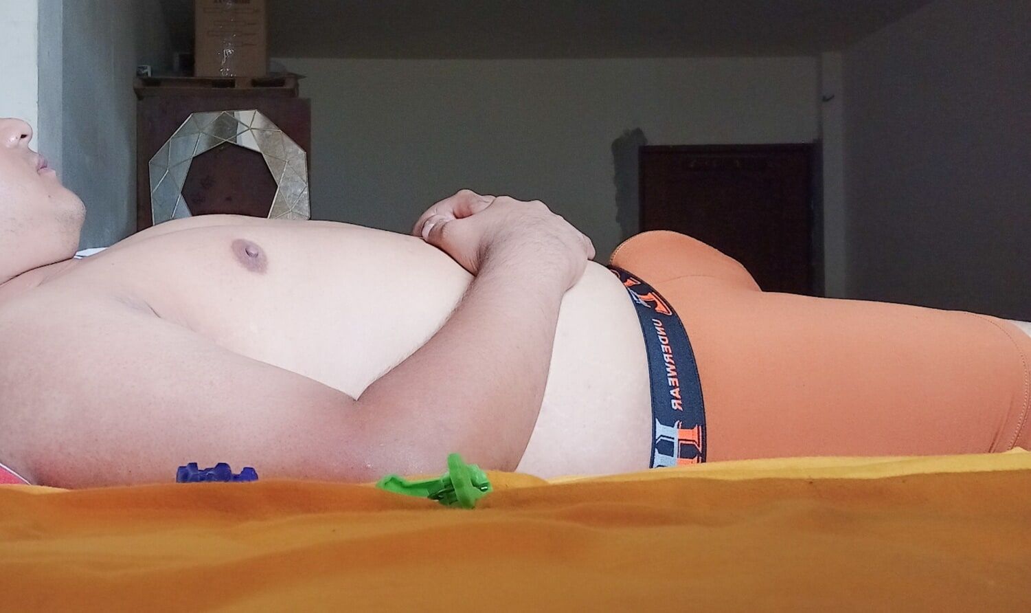 Me Lying Down and my Penis Standing - 01 (In Underwear) #4