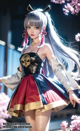 genshin impact kamisato ayaka cosplay         