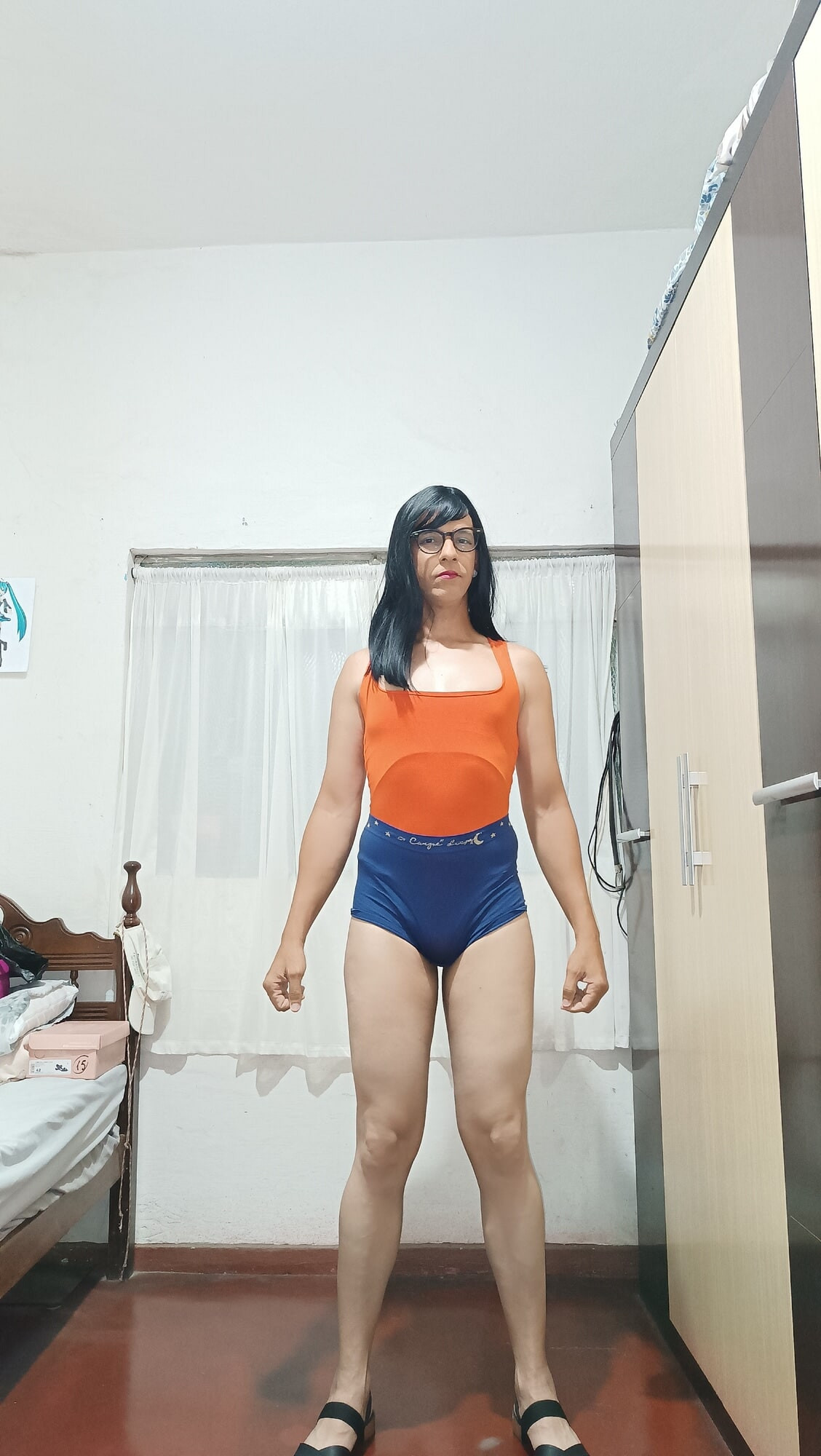 Sakura Bodysuit Orange Collant  #3