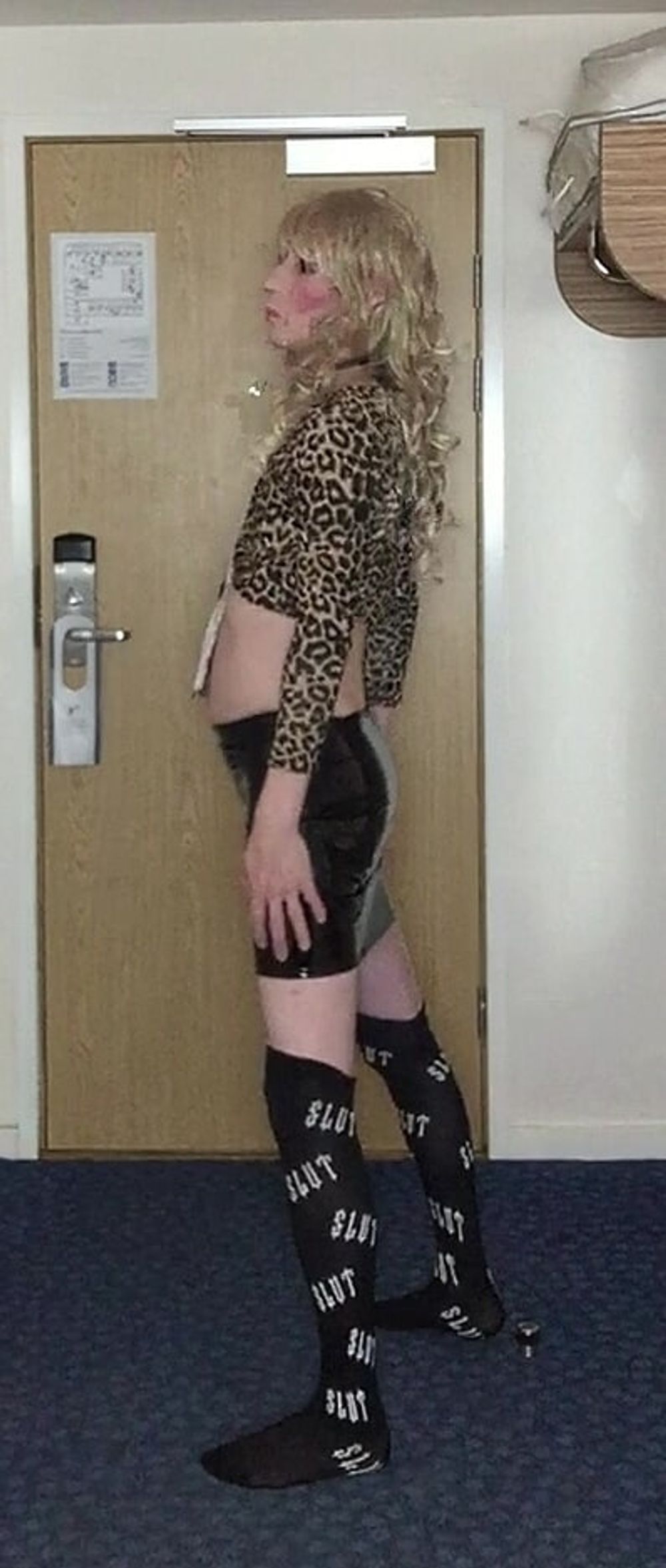 Sissy in leopard print top #18