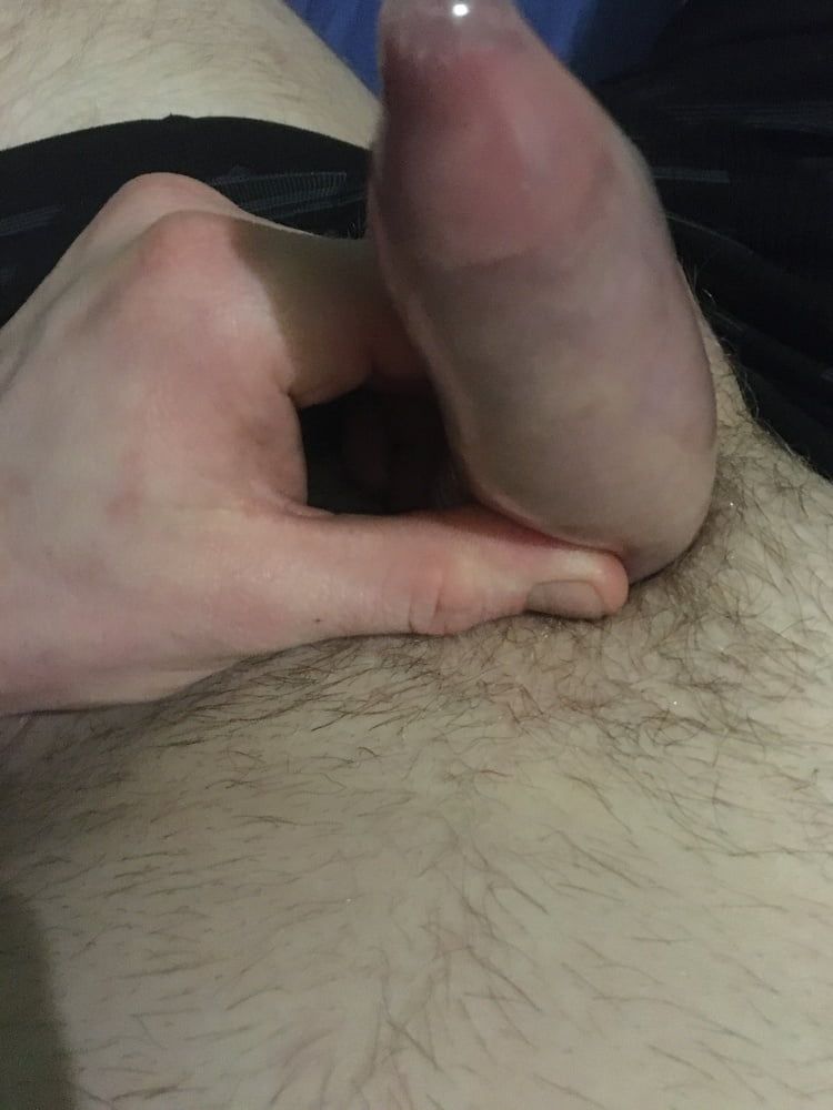 Foreskin Play With Condom #7