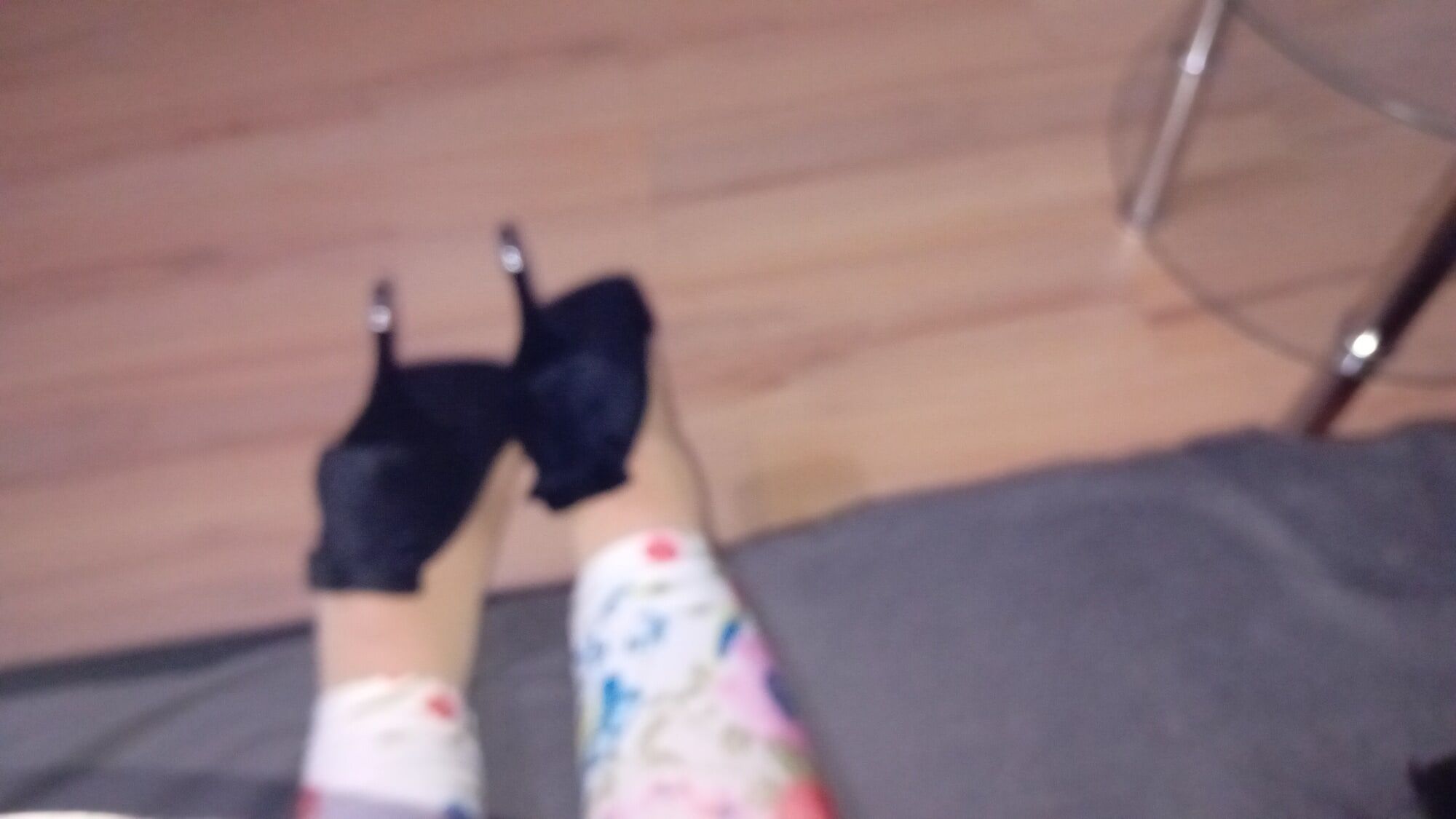 Crossdresser In Sexy Black Suede Pointed Toe High Heels #9