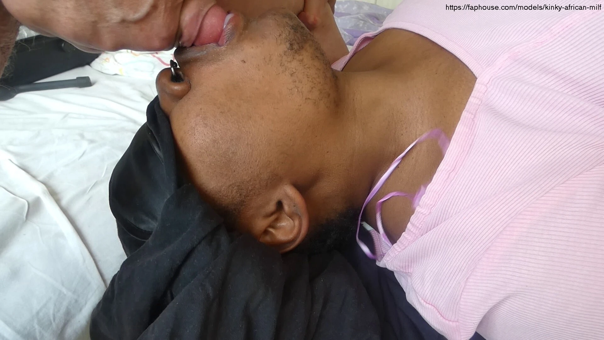 Kinky African MILF - Milking the cow (35:50 min on FapHouse)